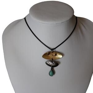 Sweet Lola Delicate Box Chain with 3-tier Pendant